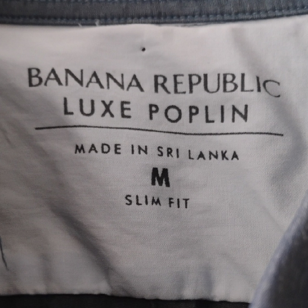 Banana Republic Luxe Poplin Slim Fit Watermelon 🍉 Slice Summer Size M - Picture 2 of 5